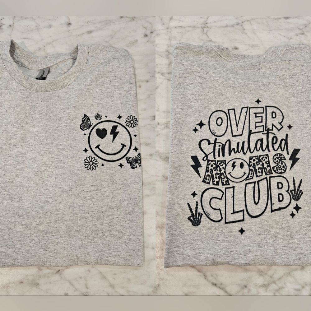 Mom shirt mama retro cute popular trending overstimulated moms club